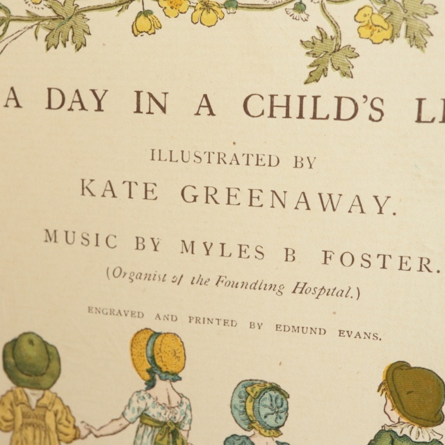 ケイト・グリーナウェイ A DAY IN A CHILD'S LIFE Kate Greenaway