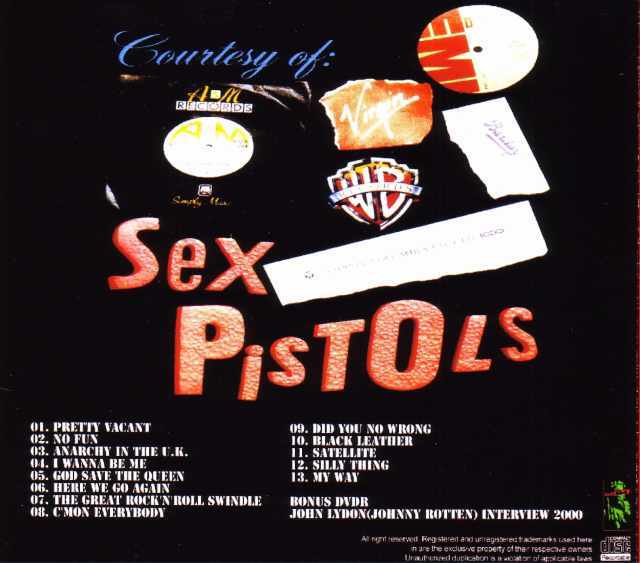 Sex Pistols セックス・ピストルズ/Rare Best Album