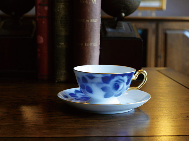 ブルーローズ（8011） カップ&ソーサー6客セット