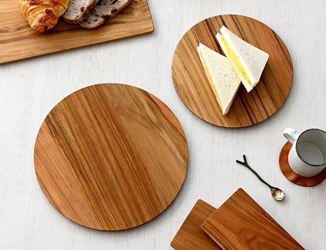 TEAK サービングプレート ラウンド | ゼネラルストア オルネ