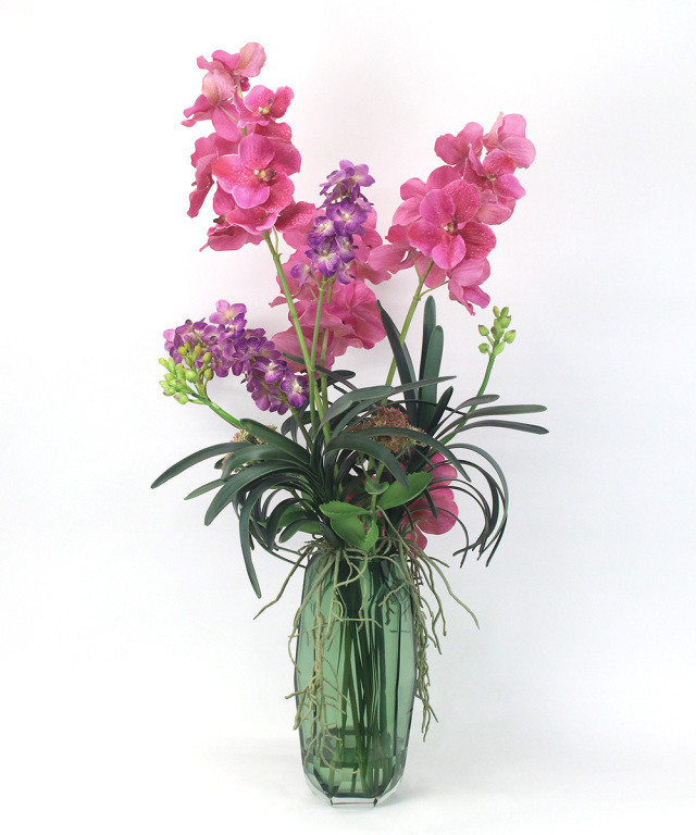 バンダ4L24-pk アートフラワー アーティフィシャルフラワー ギフト