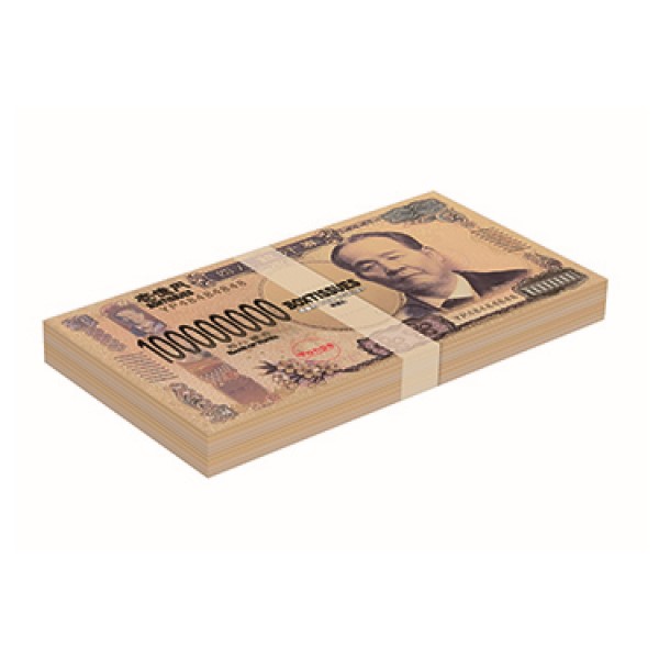 新壱億円ティッシュは粗品やノベルティ用です。新札渋沢栄一さんを模