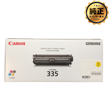 Canon トナーカートリッジ335 / CRG-335（BLK,CYN,MAG,YEL）純正：日本