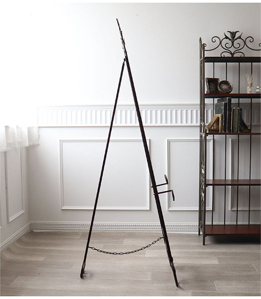 イーゼルスタンド アイアン アンティーク調 絵画 ウェルカムボード