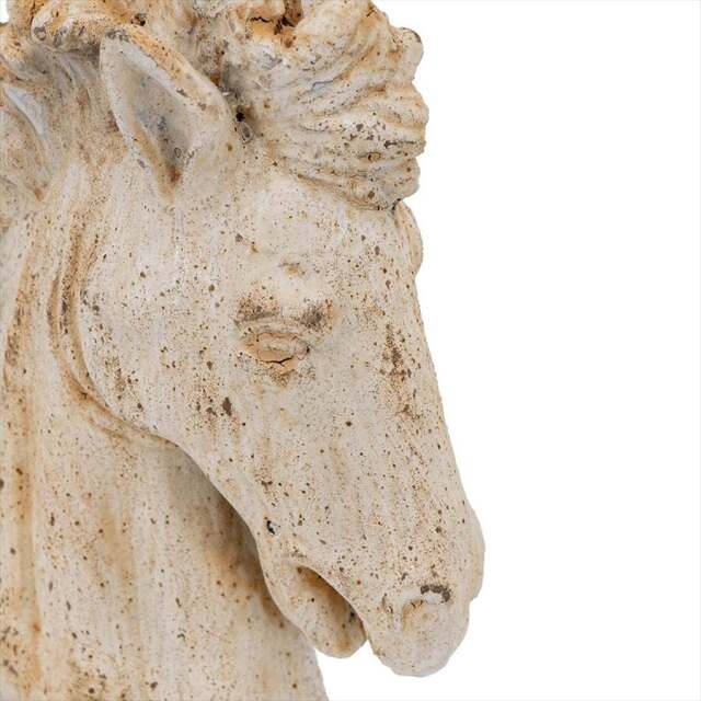 風水インテリア ホース セメント(馬の置物）｜Y-KAGU(輸入家具屋さん.com)