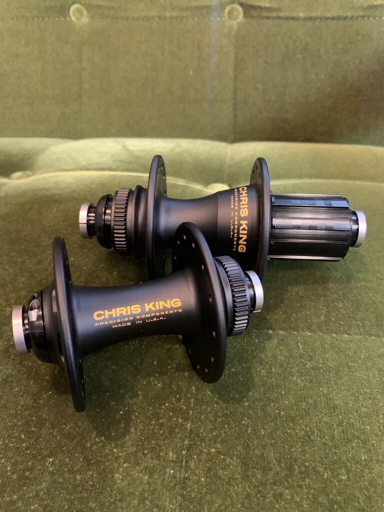 CHRIS KING R45D TWO TONE CLハブセット 28H Matte blac