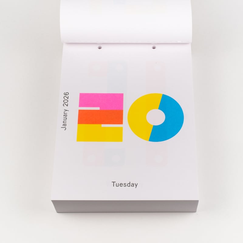 Karel Martens - Calendar 2026 / Every day is a