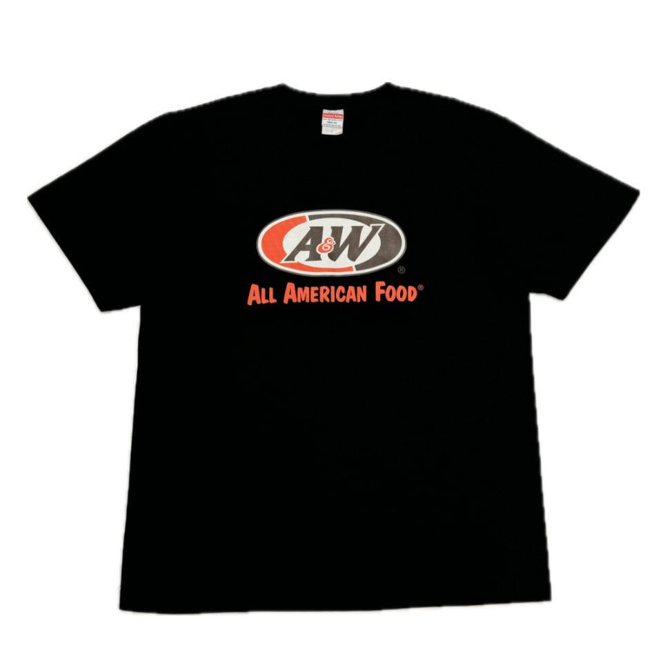 A&WロゴTシャツ：ブラック | A&W Okinawa