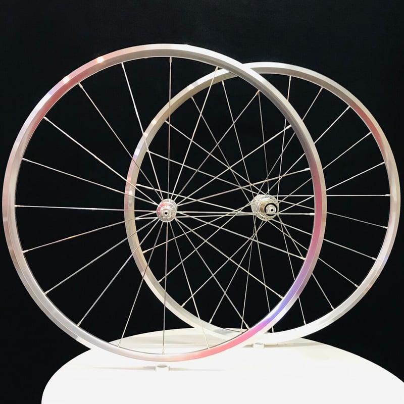 ADS S-22軽量クリンチャーシルバーアルミホイール(1,304g)自社計測時