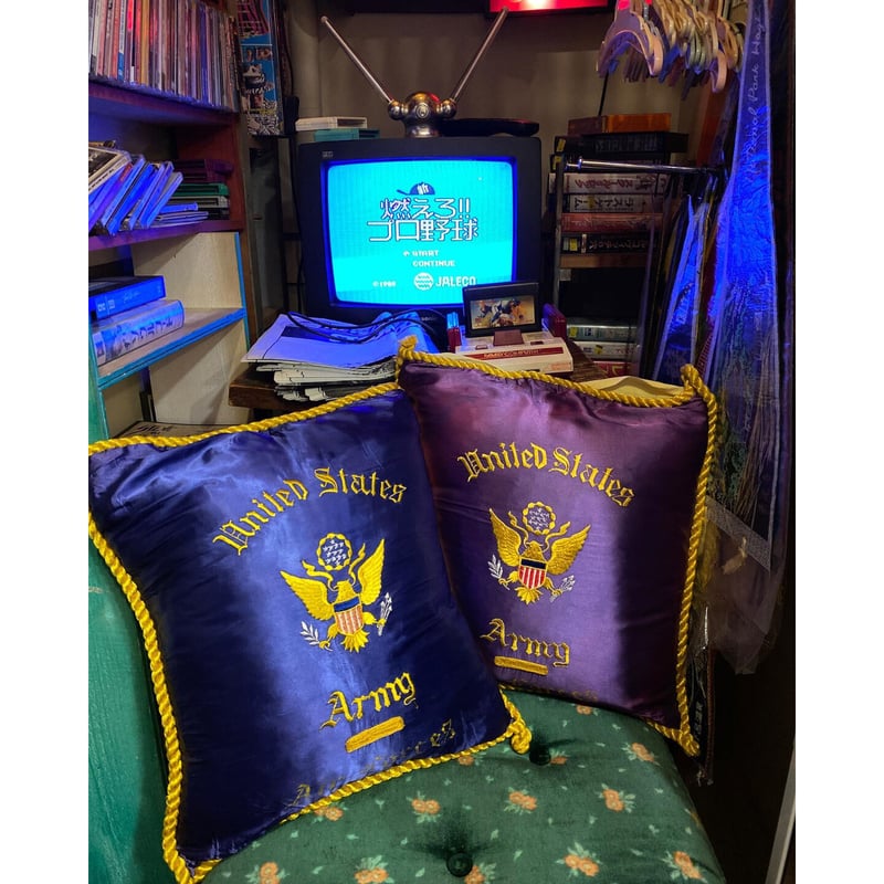 VINTAGE] US ARMY スーベニアクッションカバー | garden730
