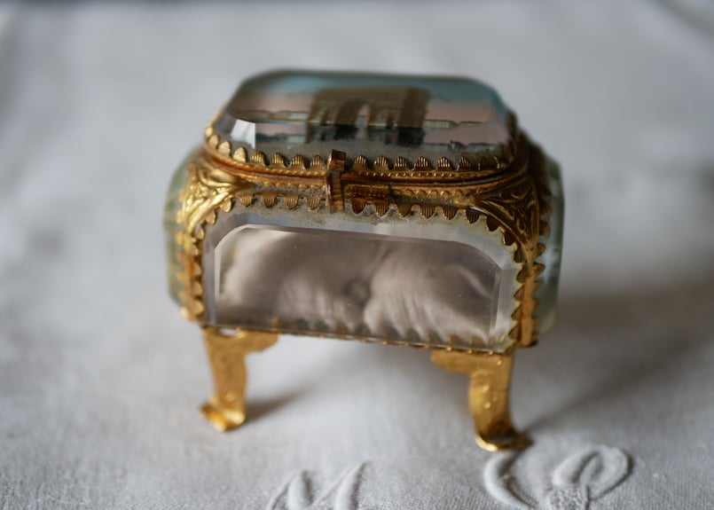 凱旋門 フランスアンティーク ジュエリーケース ジュエリーボックス