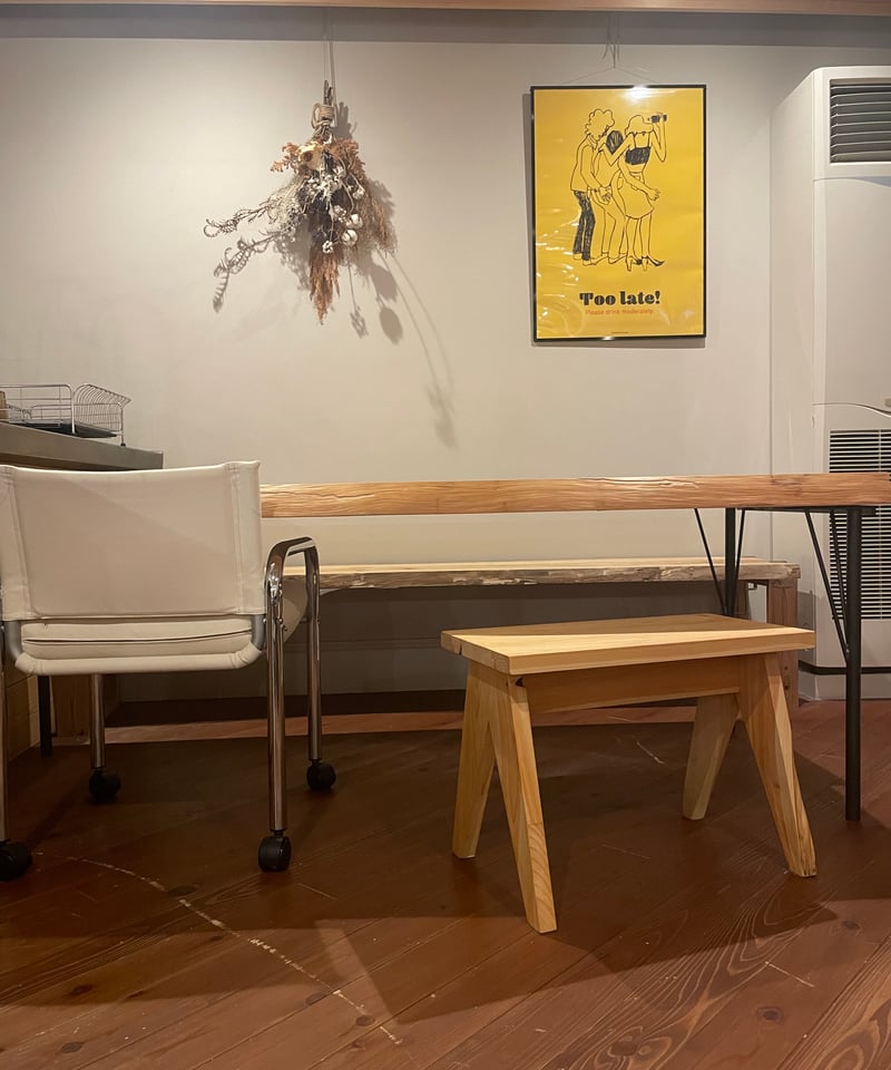 尾鷲ヒノキのベンチスツール | BROOK online store