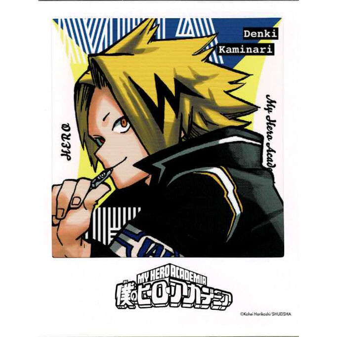僕のヒーローアカデミア 上鳴 電気 フォトカード＆ステッカー