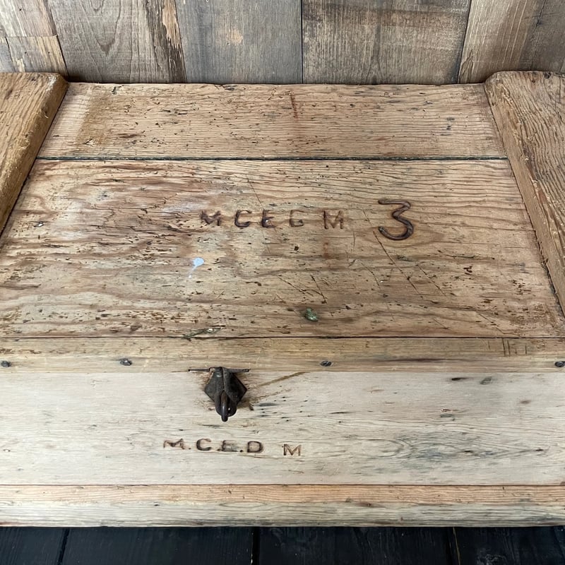 木製収納箱 宝箱 木箱 フランスアンティーク | OGISHIMA COFFEE Antiques