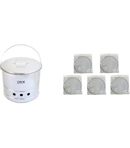 Amazon.co.jp: ステンレス製七輪グリル収納袋付き : スポーツ＆アウトドア