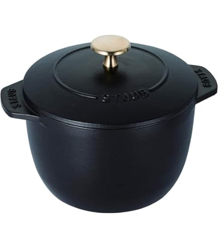 Amazon｜staub ストウブ 「 ラ ココット de GOHAN ブルーベリー L 20cm