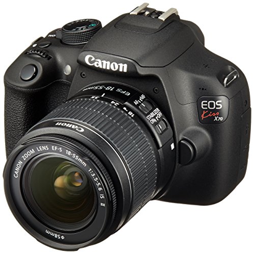 Canon Digital SLR Camera EOS Kiss X70 18 MP Black KISSX70