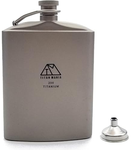 Amazon | スノーピーク(snow peak) チタン 丸型スキットル(ラウンド) T