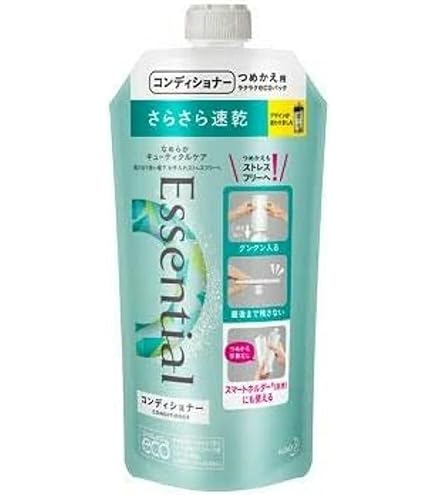 Amazon | 花王 エッセンシャル さらさら速乾 コンディショナー 詰替え