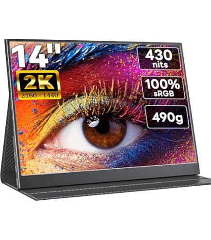 Amazon.co.jp: モバイルモニター cocopar 13.5インチ 2K解像度