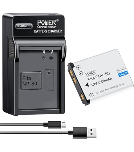 Amazon | 【バッテリー 単品】 CASIO NP-80 互換バッテリー EXILIM EX