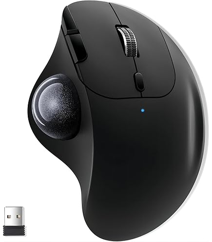 Amazon | Ewin トラックボールマウス Bluetooth&2.4GHz両対応 3台同時