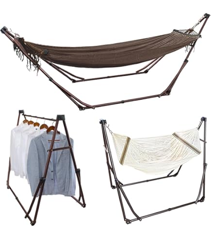 Amazon | LandField ランドフィールド 3WAY 自立式ハンモック