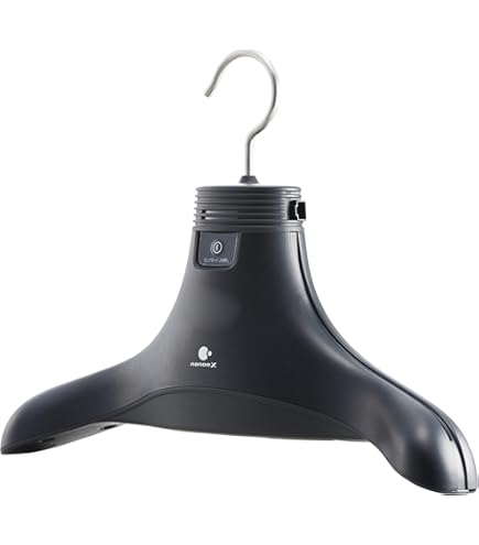 Amazon | パナソニック 脱臭ハンガー ナノイーX搭載 ブラック MS-DH100
