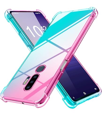 Amazon.co.jp: OPPO A5 2020 ケース クリア 薄型 グラデーション色