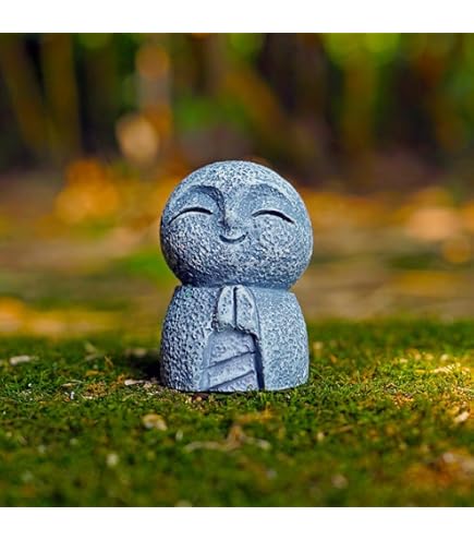 Amazon.co.jp: 癒しのお地蔵さん 置物 みかげ石 かわいい 御影石のお