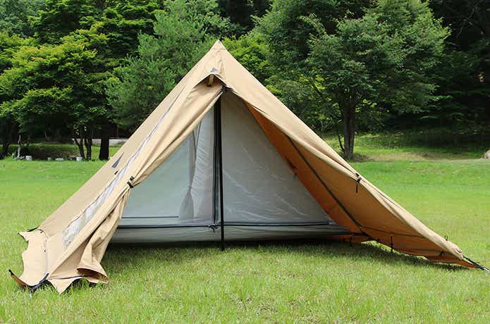 伝説のテント進化】テンマク「パンダ」に、懸念点だった“閉塞感を