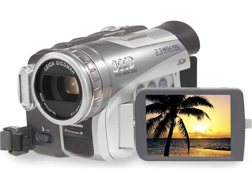 Panasonic PV-GS200 3-CCD Mini DV digital camcorder at Crutchfield