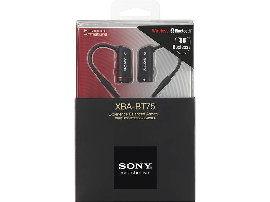 Sony XBA-BT75 Bluetooth® in-ear headphones at Crutchfield