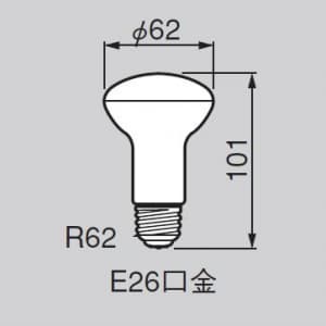RF110V57WM (東芝)｜屋内用(省エネタイプ)｜白熱電球｜電材堂【公式】