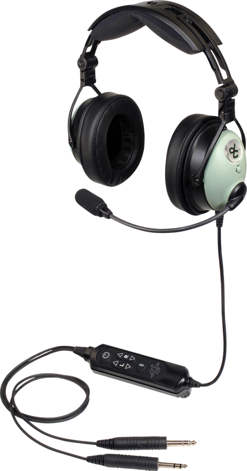 David Clark ONE-X ANR Headset - Dual Plugs - MyPilotStore.com