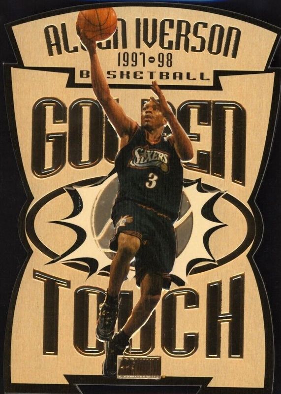 Allen Iverson 1997 Skybox Premium #2GT Golden Touch Price Guide