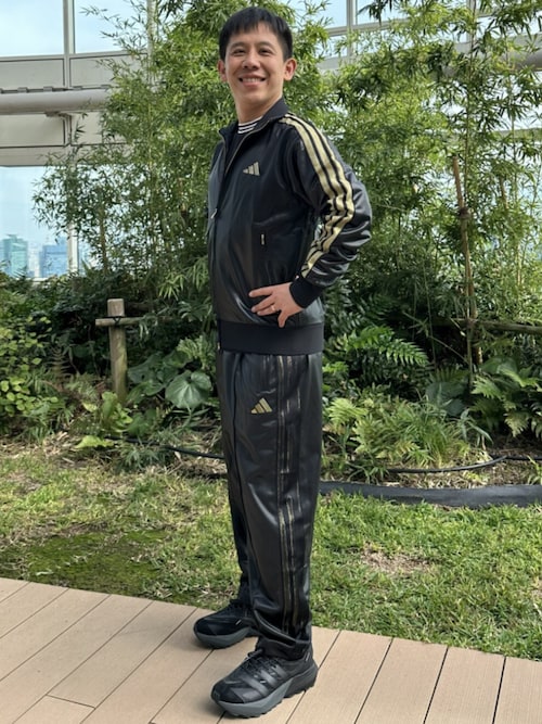 Stadium Gold ルーズフィット フルレングス オープンヘム トラック