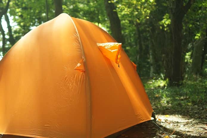 ツノがつくる空間が快適すぎ！アライテントの軽量モデル「オニドーム