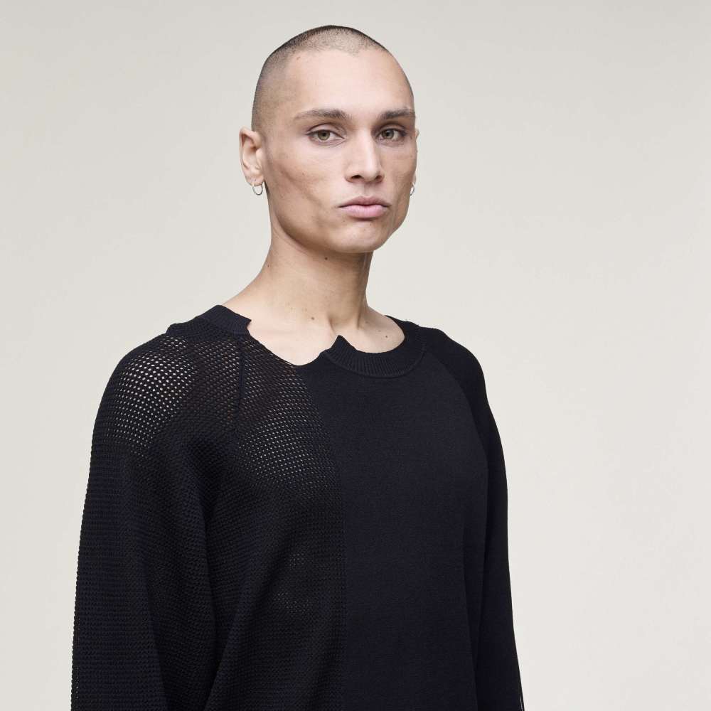 Y-3 LOGO KNIT SWEATER Y-3│Y-3 ワイスリー