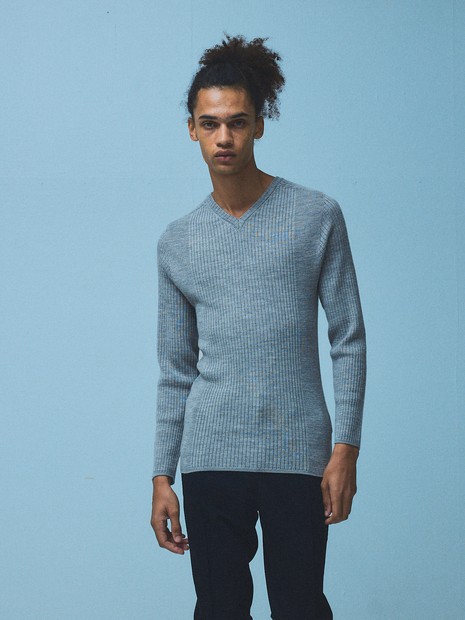 定番人気】ホールガーメント Vネックニット｜5351POUR LES HOMMES