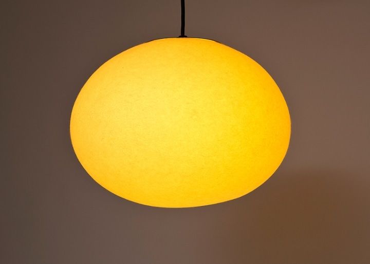 立体和紙 Moon ペンダントライト～立体和紙で月を表現～ | a.flat 風が