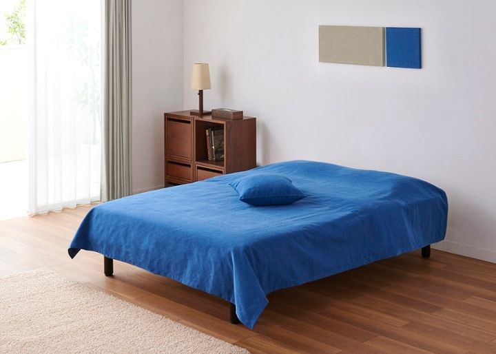 ベッドスプレッド (カレイド)～美しい発色と柔らかな肌触りが魅力