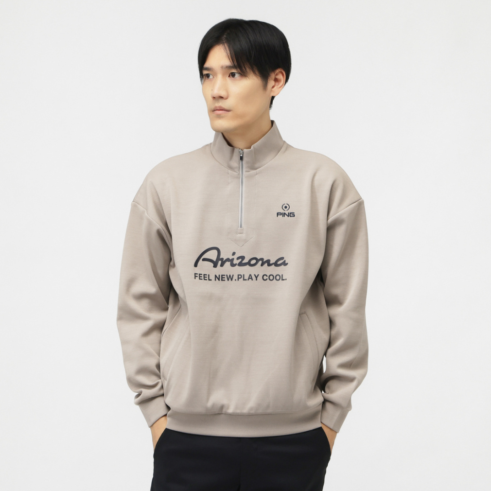 ピン ゴルフウェア 長袖シャツ 秋 冬 24FWハーフジップハイネック