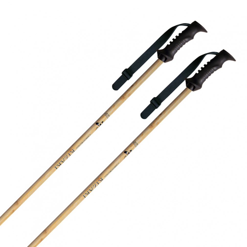 キザキ バンブーカーボン KPBD-9209 メンズ スキー ポール ： リアル