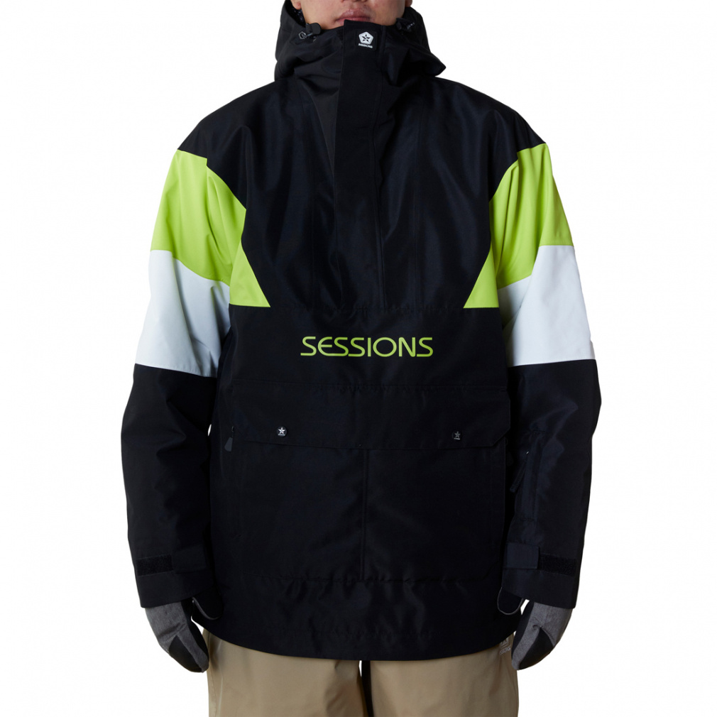セッションズ メンズ スノーボード ジャケット CHAOS PULLOVER JACKET