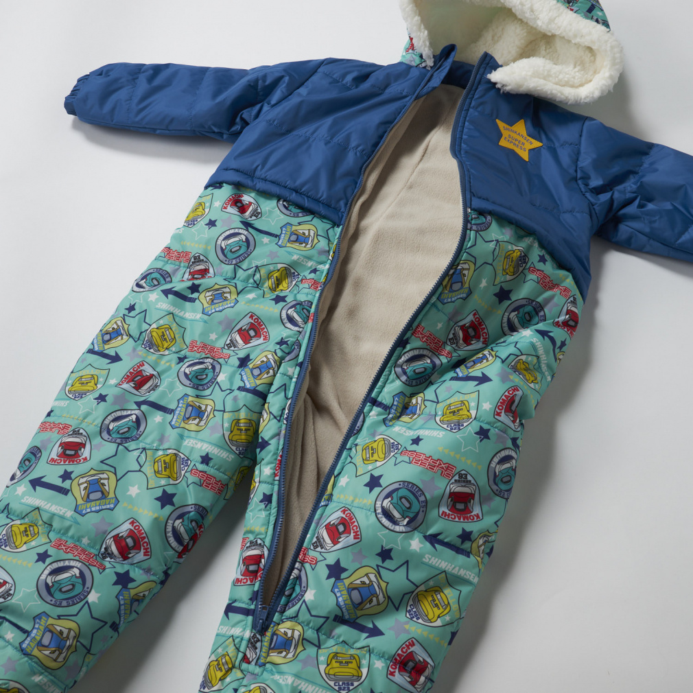 ニッキー ジュニア キッズ 子供 スキー ワンピース 新幹線スノー