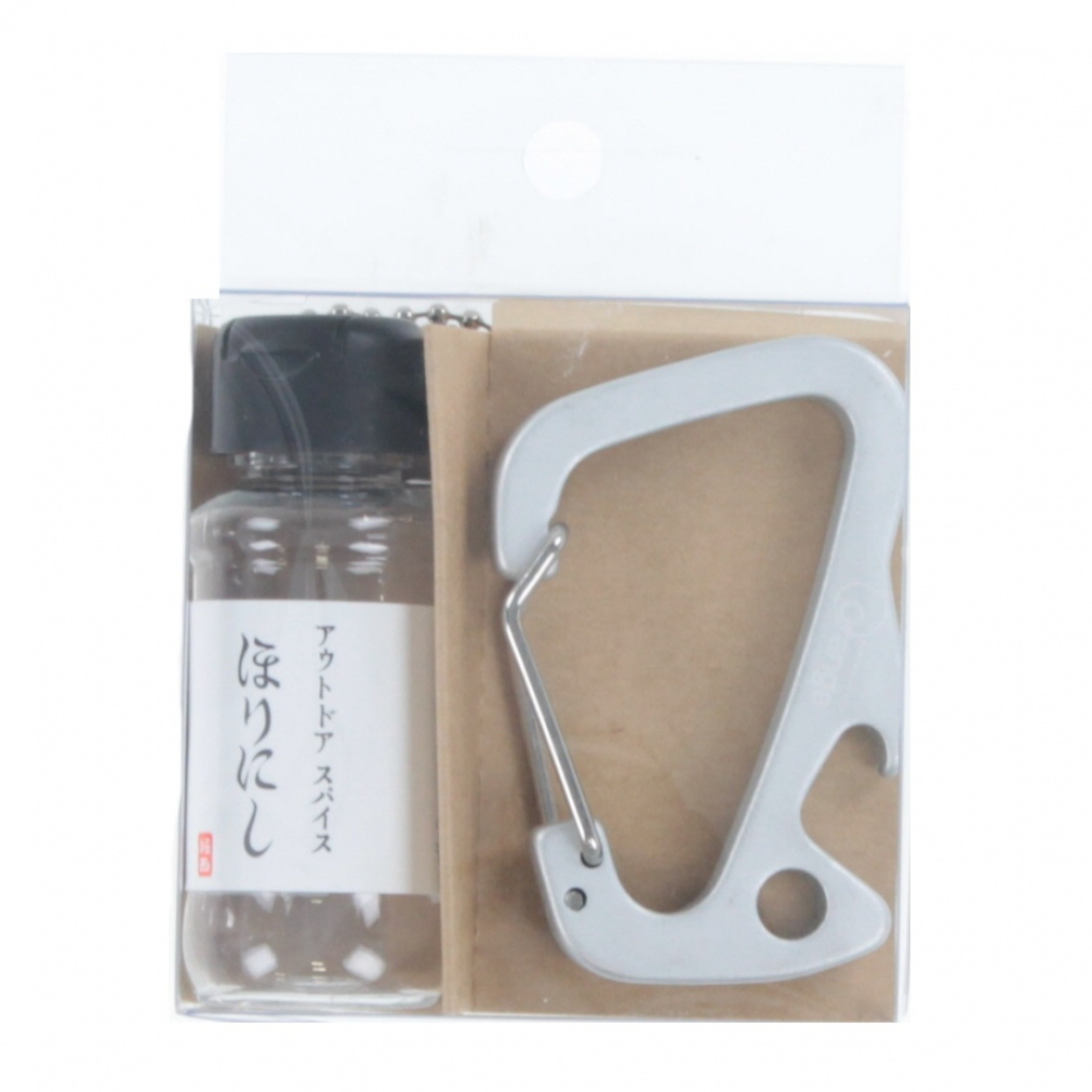 ちびにし＋Trimmers カラビナset : マットシルバー キャンプ 雑貨