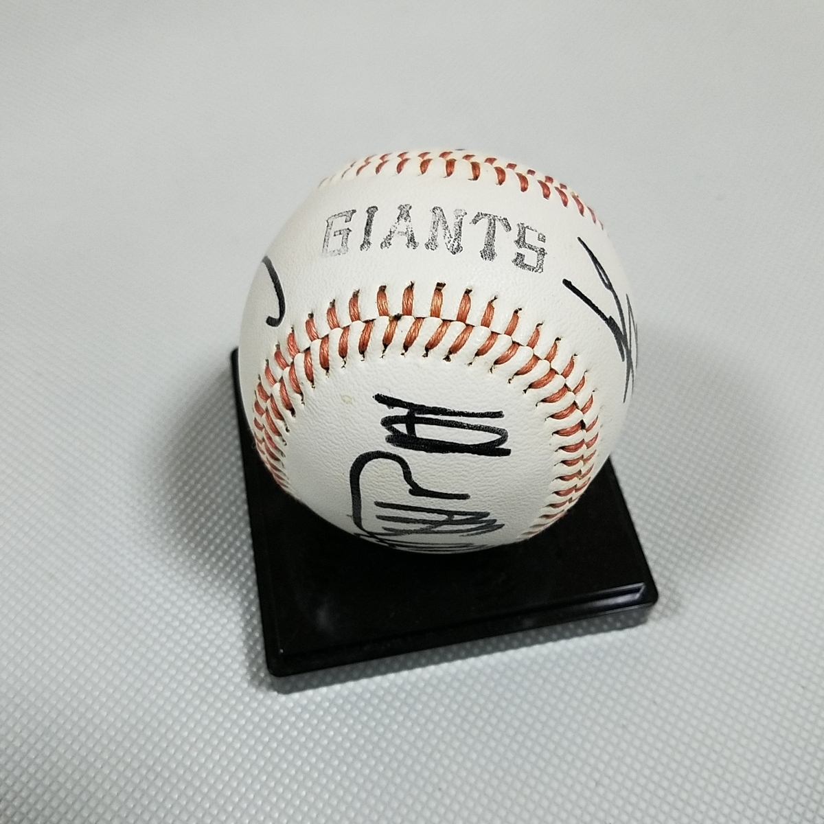 巨人軍 1970年代寄せ書き直筆サインボール 王貞治、長嶋茂雄、小林繁
