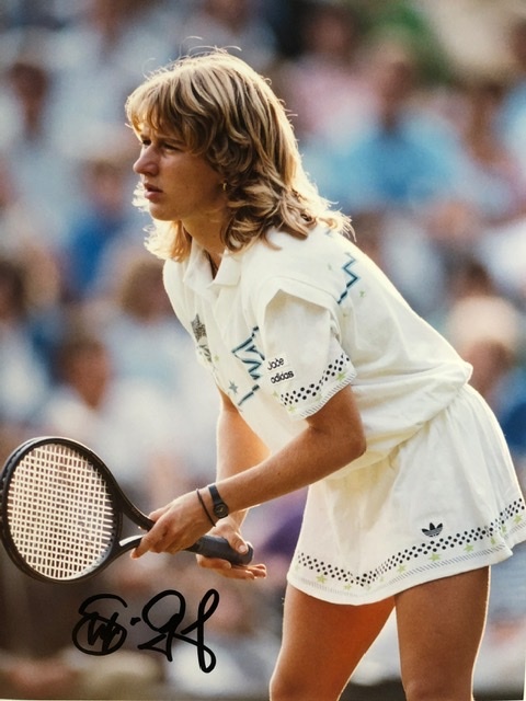 シュテフィ・グラフ 直筆サイン付き写真 証明書COA付き 女子プロテニス