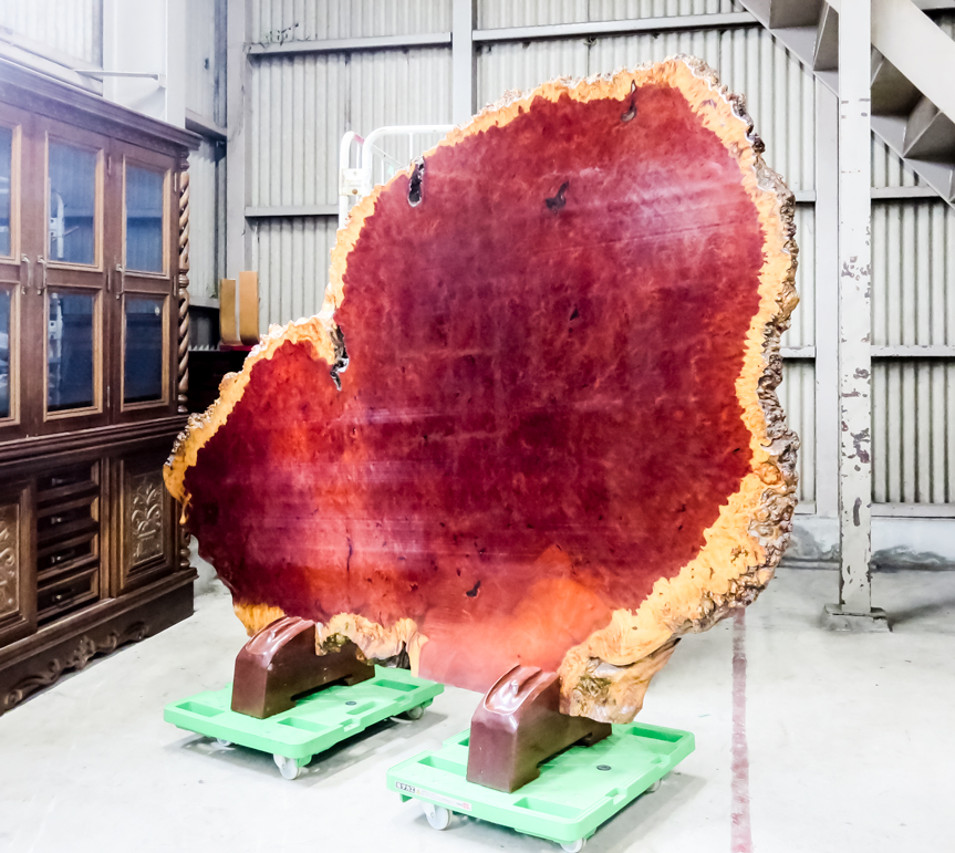 花梨？欅？敷板 瘤杢 鳥眼杢 葡萄杢 飾り台 煎茶台 無垢 一枚板 天然木